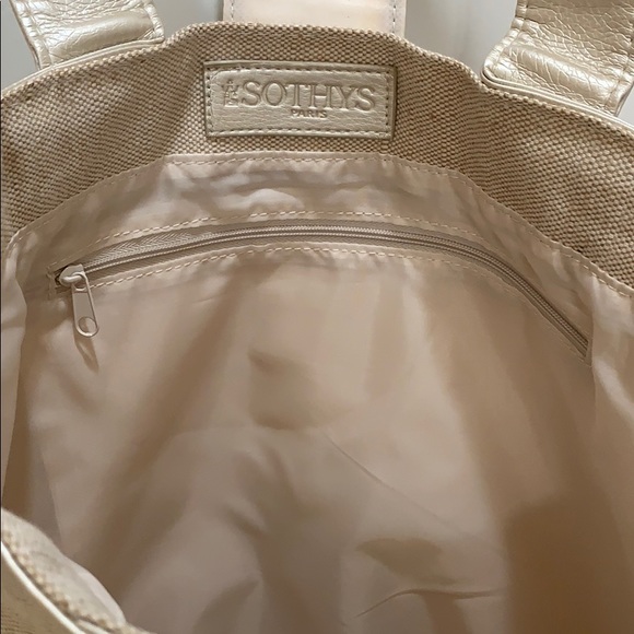 Sothys Paris Biege Canvas Handbag - Picture 5 of 5